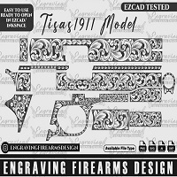 1911 Grip Scroll Pattern 